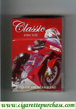 Classic cigarettes king size Superior American Blend